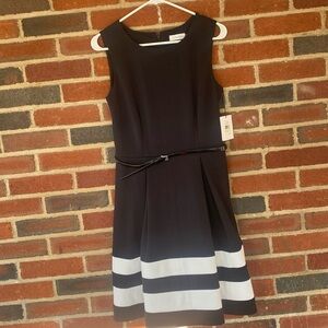 Calvin Klein belted dress